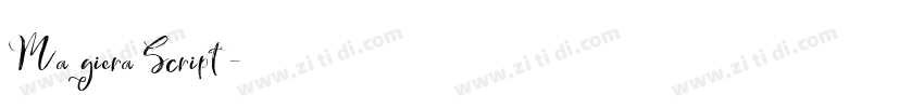 Magiera Script字体转换